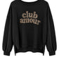 Club Amour Oversize Sweatshirt schwarz, Gr. 36-42
