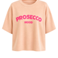 Shirt "Prosecco Mood" apricot, Gr. 36-42