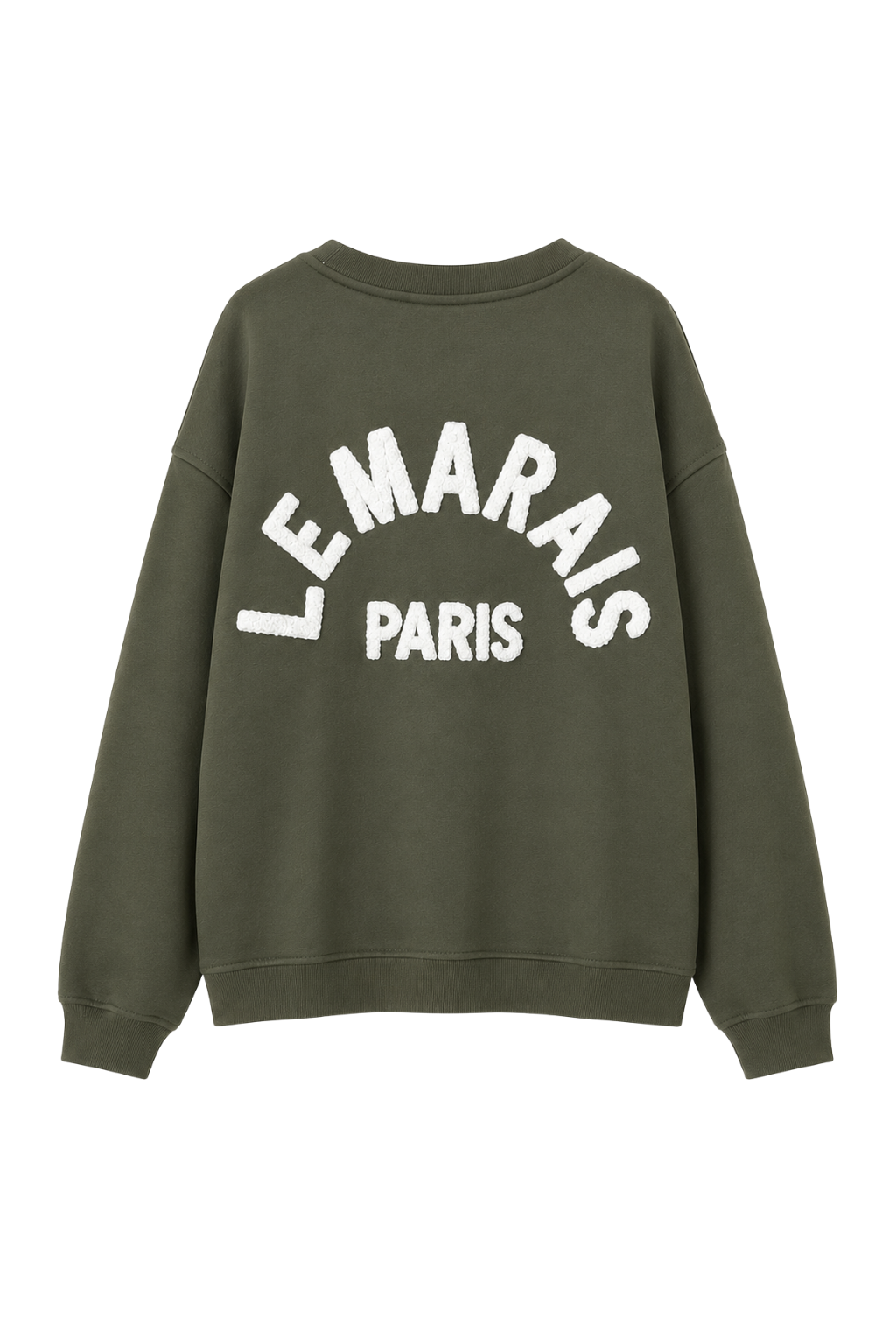 Sweatshirt "Le Marais" oliv, Gr. 36-44