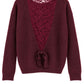 Kuscheliger Strickpullover mit Spitzenrücken, Gr. 34-44