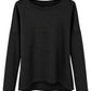 Mademoiselle Sweatshirt Butterstoff schwarz, Gr. 40-46