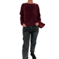 Kuscheliger Strickpullover mit Spitzenrücken, Gr. 34-44