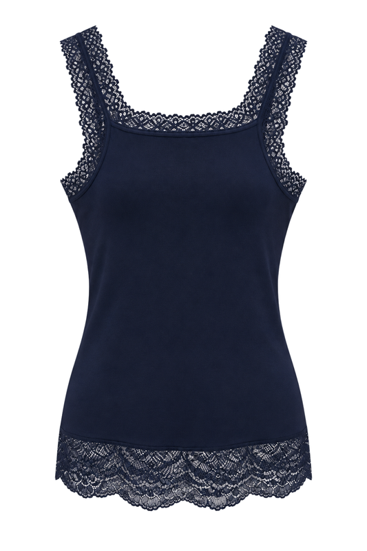 Lace Essential Top dunkelblau, Gr. 36-42