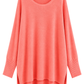 Oversize Pullover „Luna“ koralle, Gr. 38-46