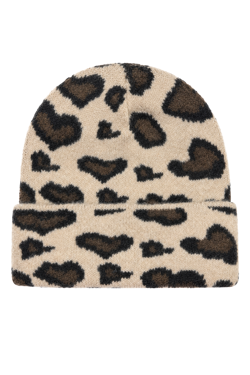 Strickmütze Wild Leo beige