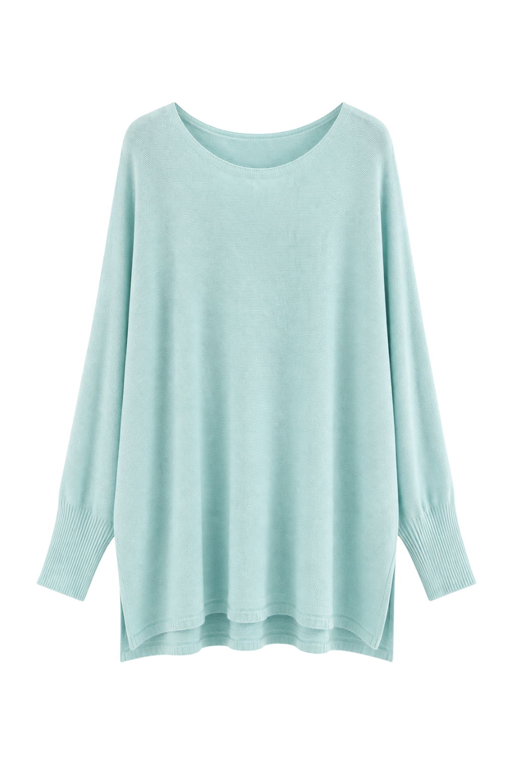 Oversize Pullover „Luna“ türkis, Gr. 38-46