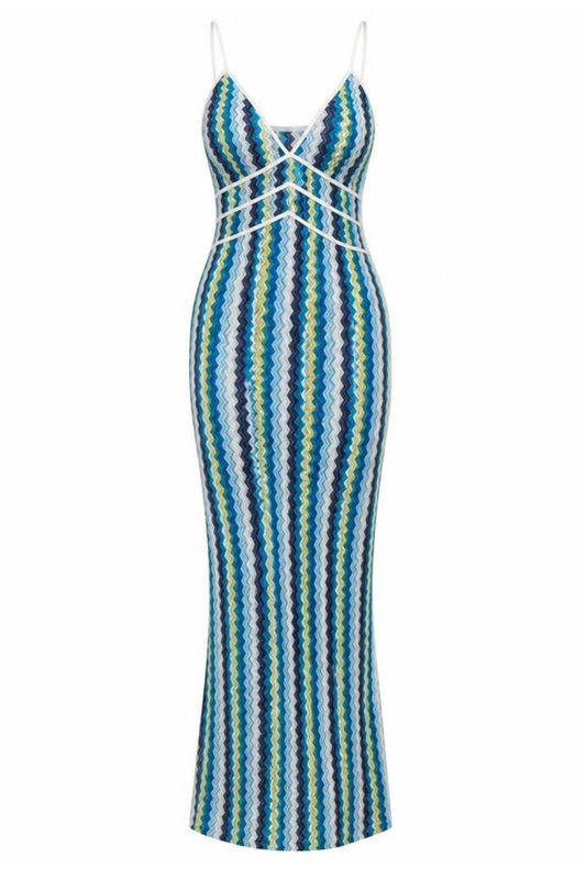 Maxikleid Waves, Gr. 36-40