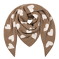 Wendeschal Herzen creme-taupe