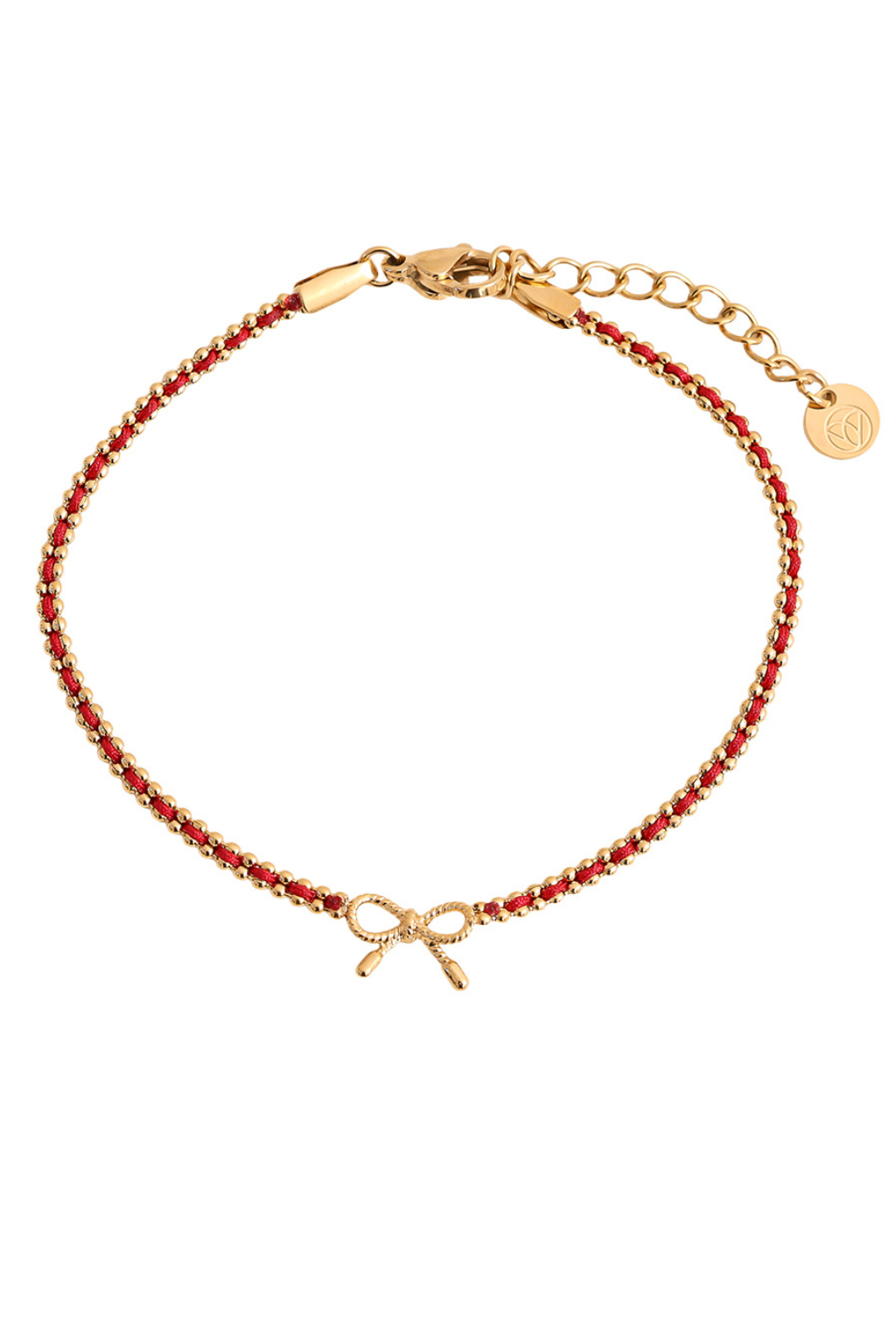 Amora Schleifenarmband Rot
