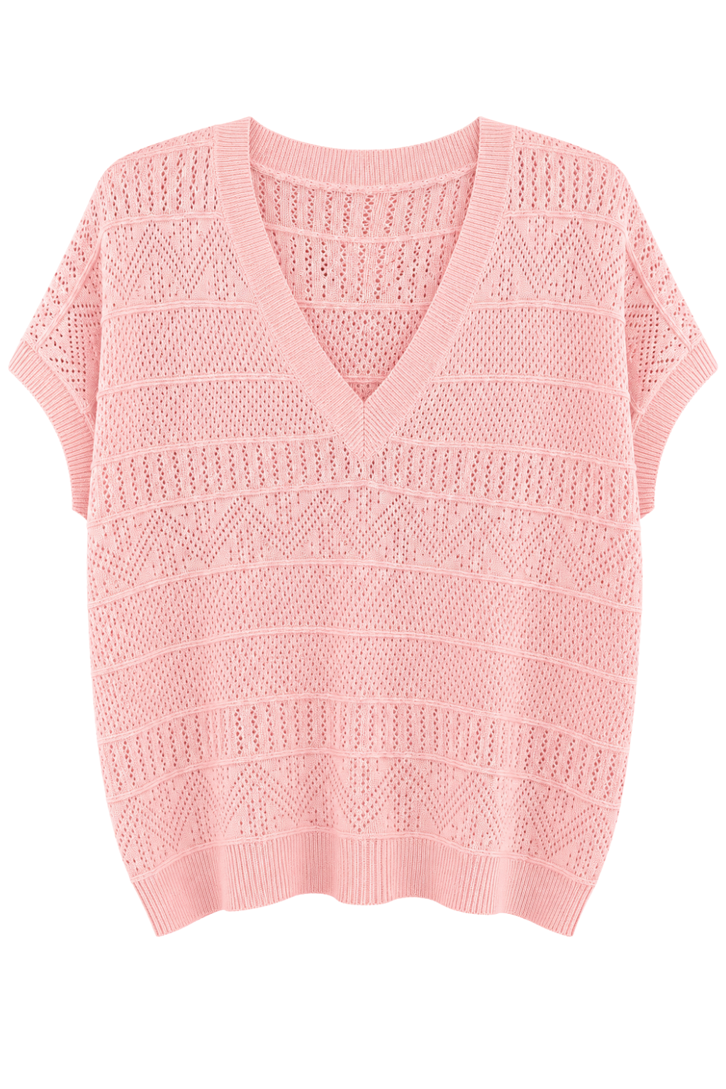 Strickshirt „Meeresbrise“ rosa, Gr. 34-42
