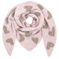 Wendeschal Herzen taupe-rosa