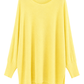 Oversize Pullover „Luna“ gelb, Gr. 38-46