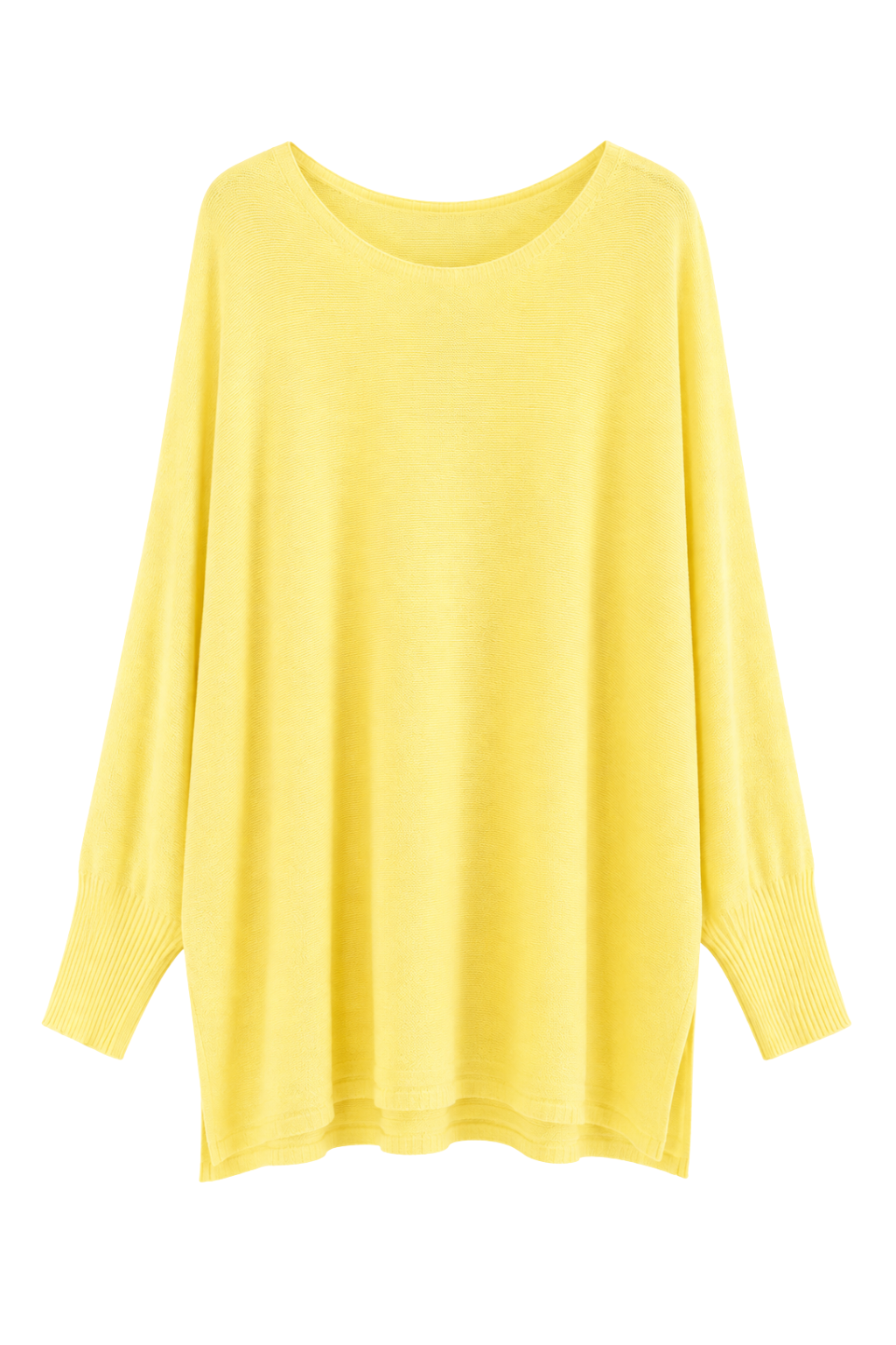 Oversize Pullover „Luna“ gelb, Gr. 38-46