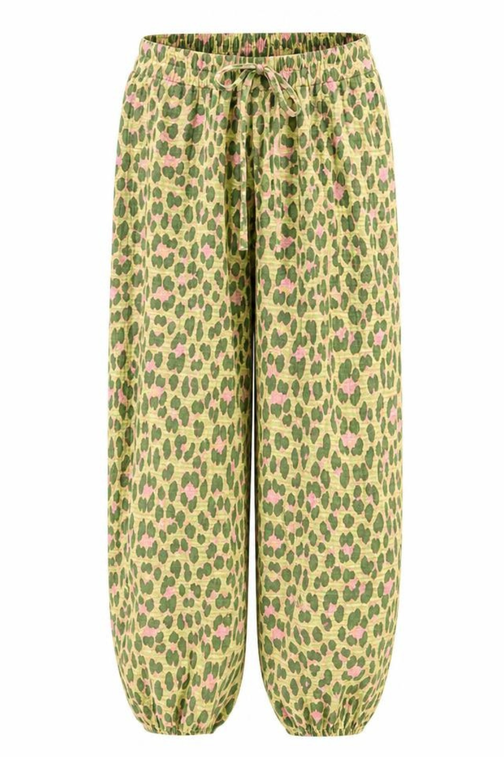 Musselin-Hose „Ibiza Leo“ apfelgrün, Gr. 36-44