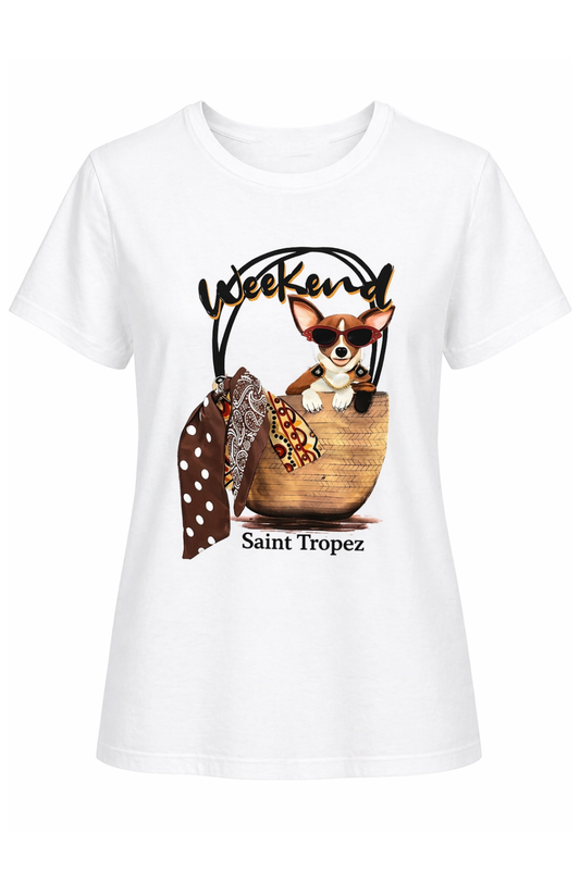 T-Shirt „Weekend Vibes“, Gr. 36-42