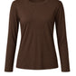 Essential Soft Longsleeve schokobraun, Gr. 36-40