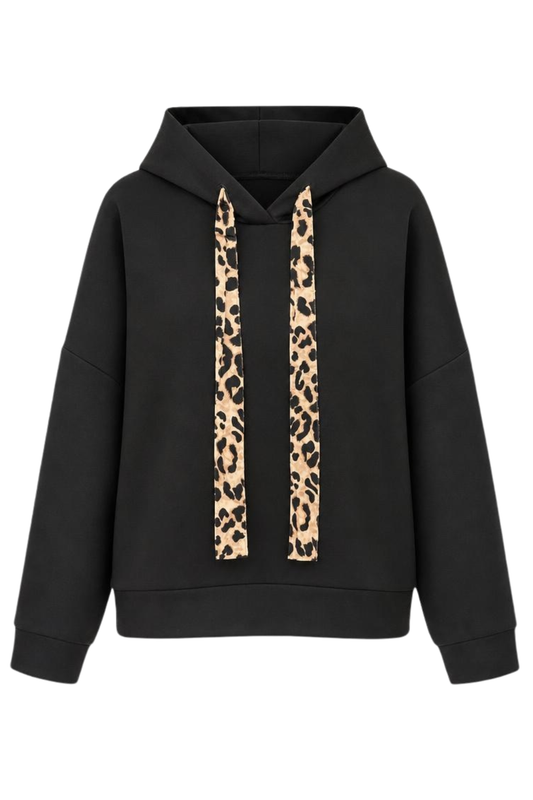 Hoodie „Leo Love“ – schwarz, Gr. 36-42