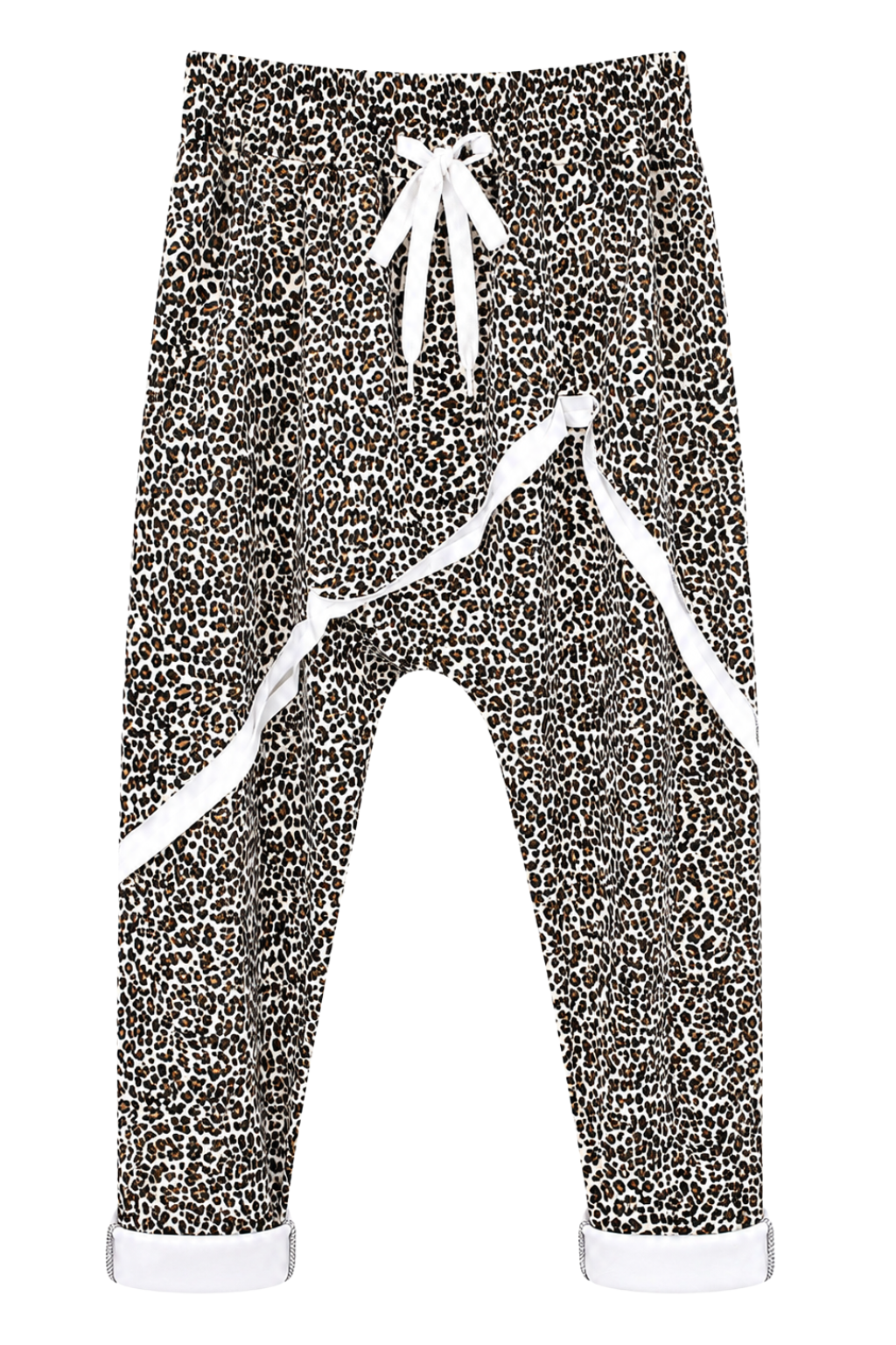 Baggy Leo Joggpants weiß, Gr. 36-42