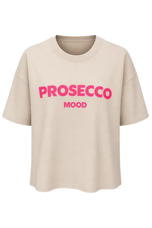 Shirt "Prosecco Mood" beige, Gr. 36-42