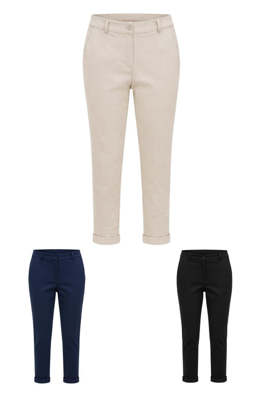 Stoffhose (versch. Farben), Gr. 34-42