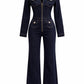 Jumpsuit dunkelblau, Gr. 38-46