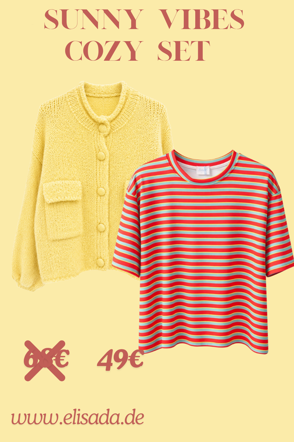 Sunny Vibes Cozy Set, Gr. 38-44