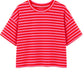 Shirt "Stripes "rosa/rot", Gr. 36-44