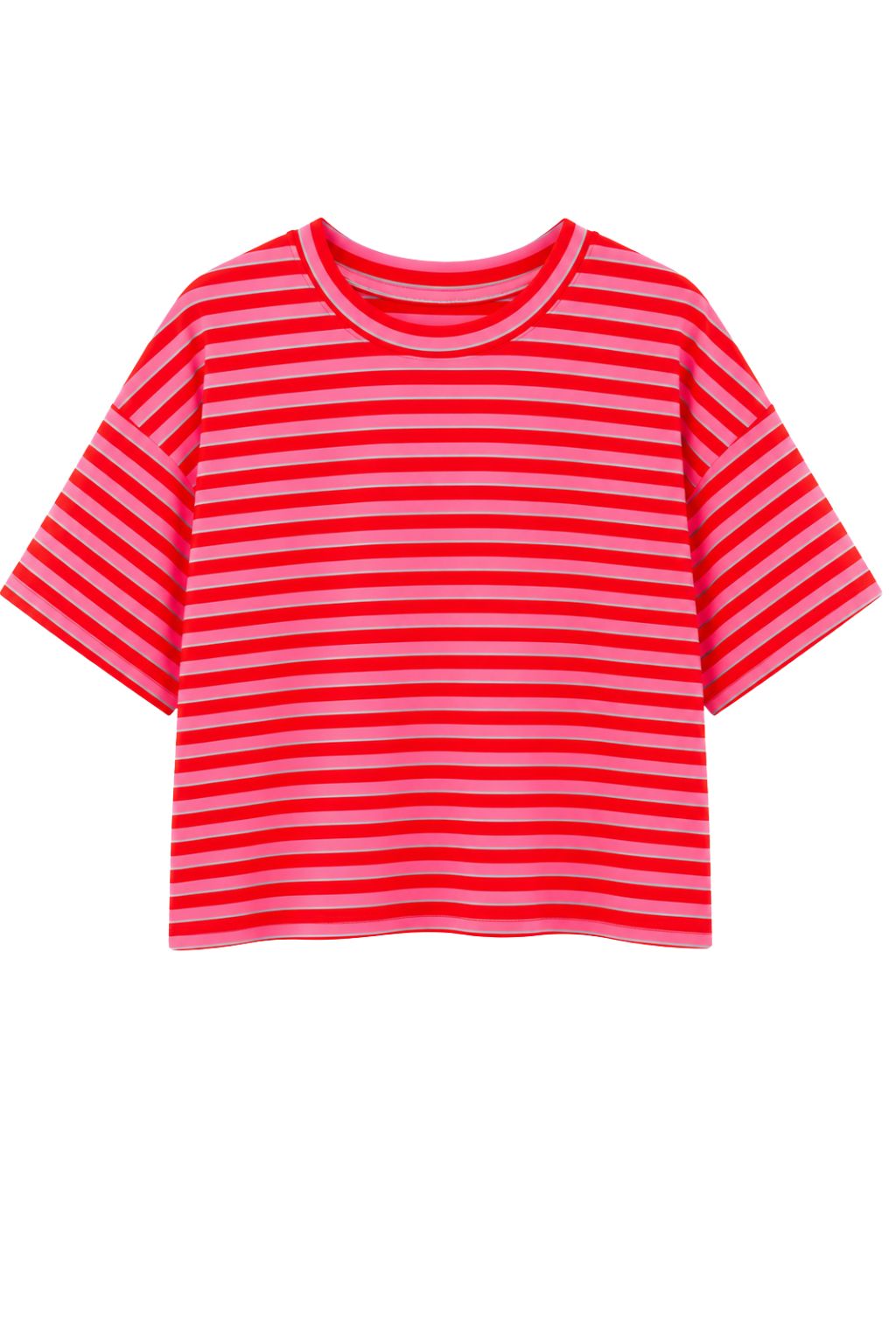 Shirt "Stripes "rosa/rot", Gr. 36-44