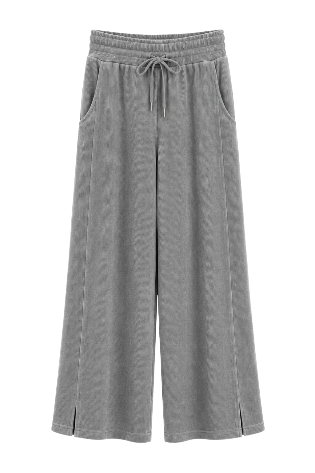 Babycord Palazzohose "Cord Love" grau, Gr. 36-42