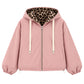 Wendejacke mit Kapuze rosa, Gr. 34-42
