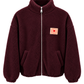 Teddy Fleece Jacke bordeaux, Gr. 34-42