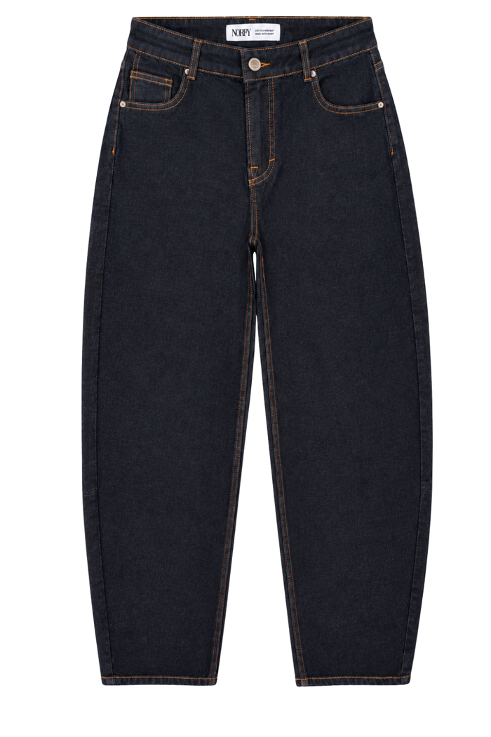 Barrel Jeans – Dark Denim, Gr. 36-44