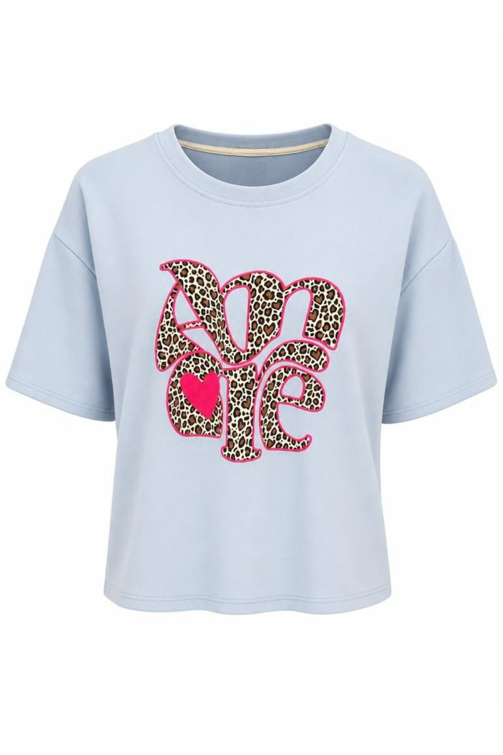 Shirt "Leo Love" blau, Gr. 38-44