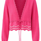 Musselin-Cardigan „Ibiza“ pink, Gr. 34-42