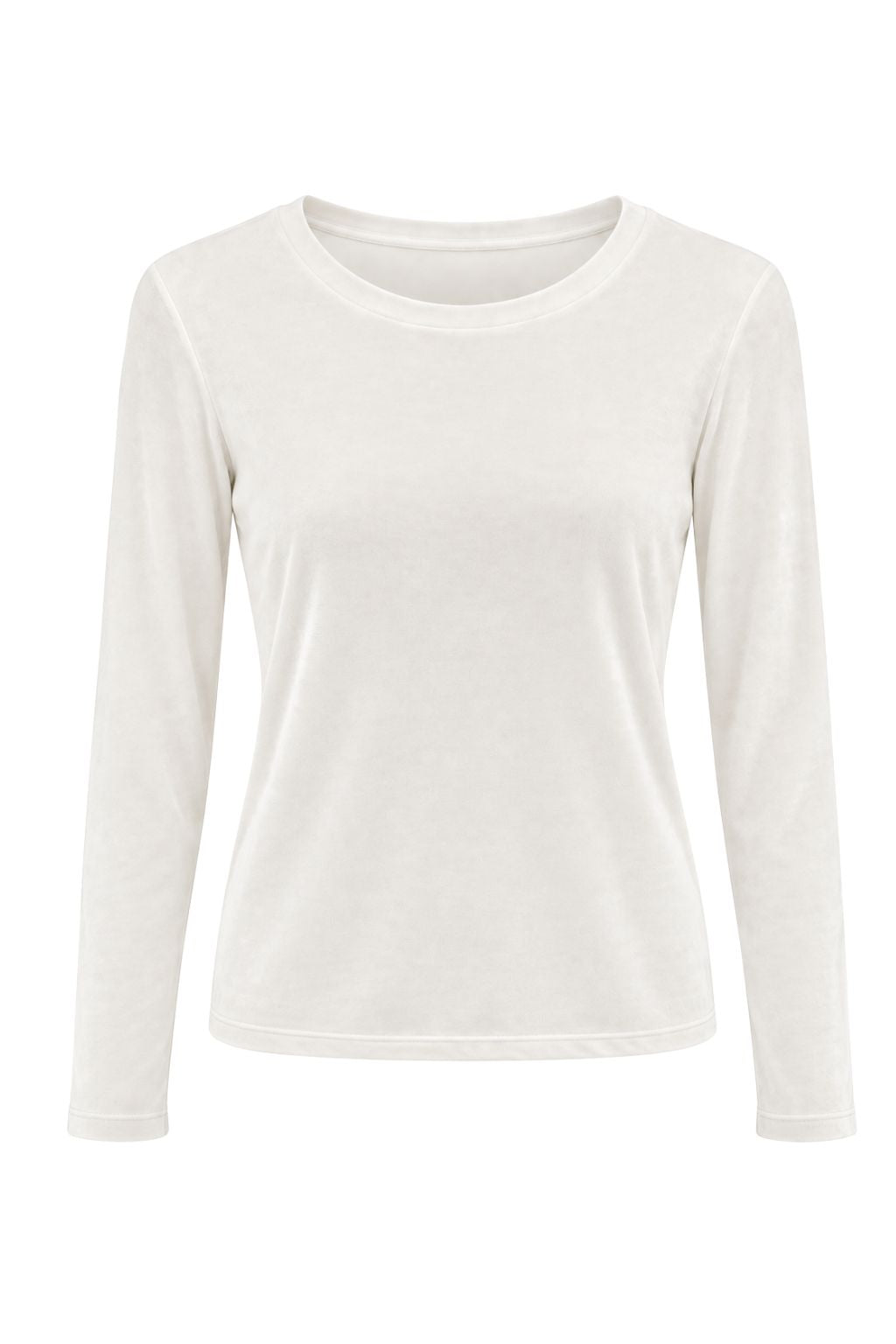 Soft Nicki Longsleeve weiß, Gr. 36-42