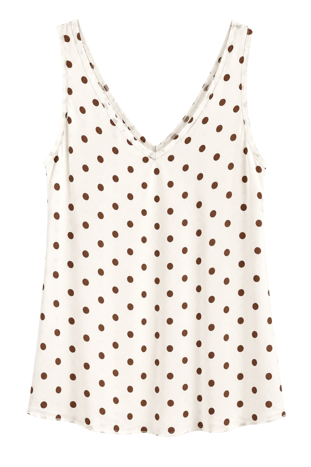 Pünktchen-Top Bella beige,  Gr. 34-38