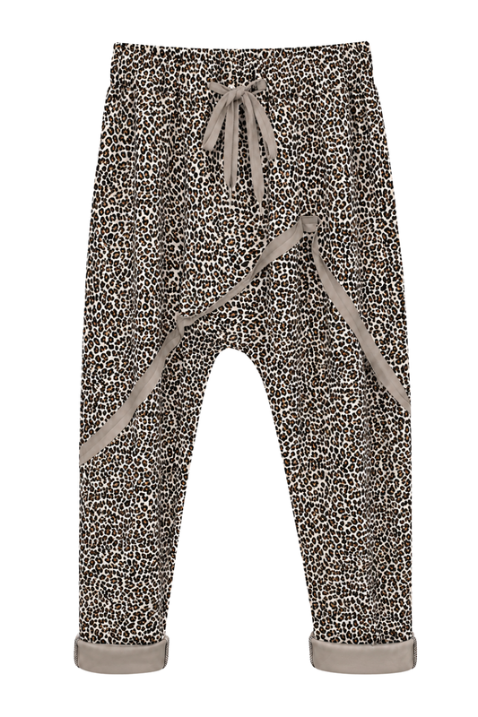 Baggy Leo Joggpants taupe, Gr. 36-42