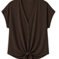 Bluse "Mila" braun, Gr. 36-40