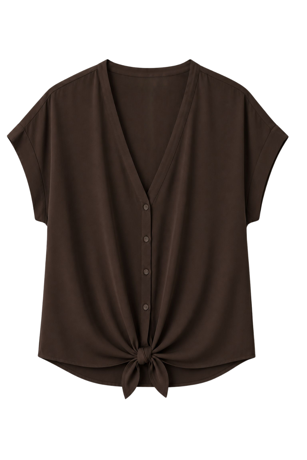 Bluse "Mila" braun, Gr. 36-40