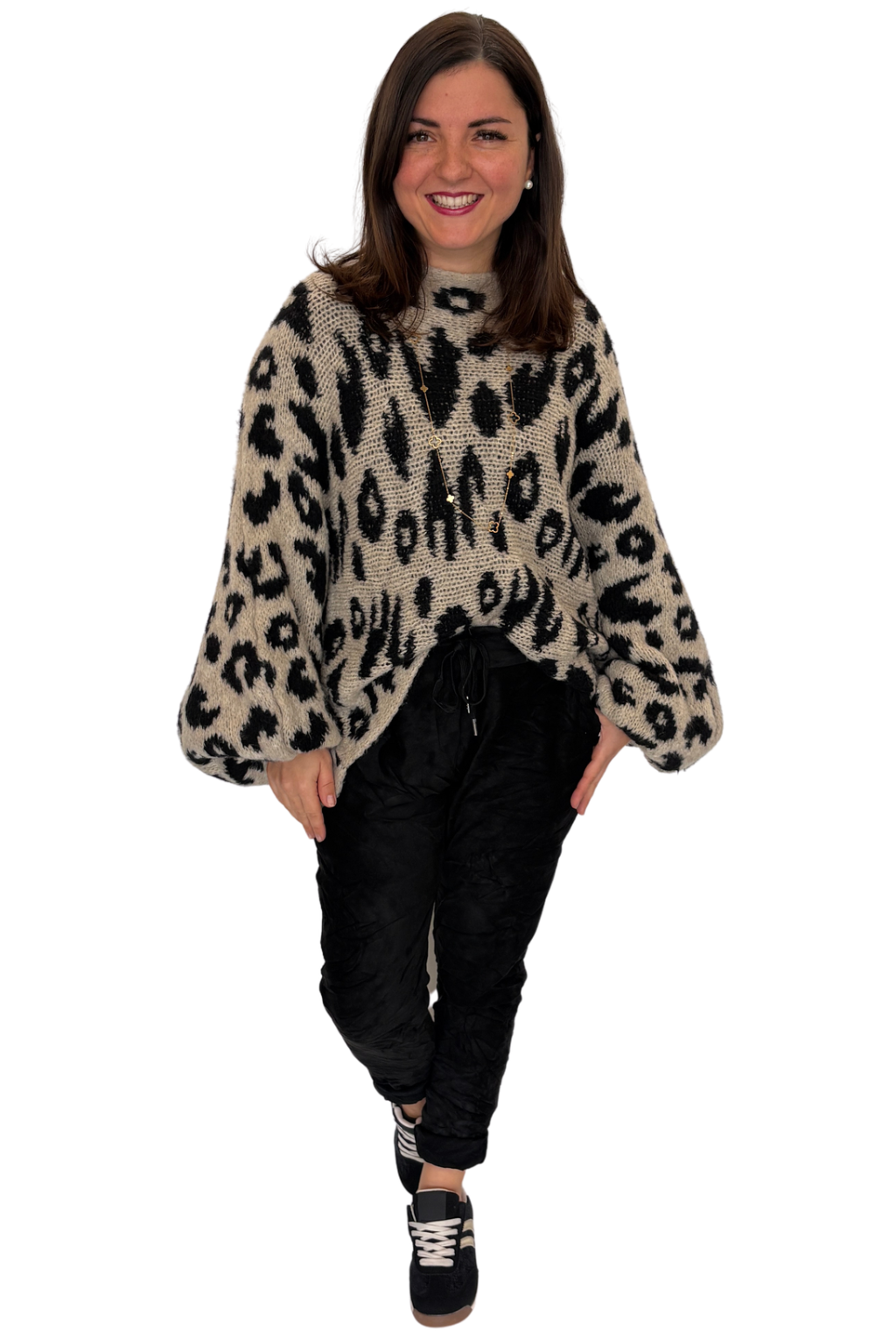Leo Love – Kuscheliger Oversize Strickpullover, Gr. 36-44
