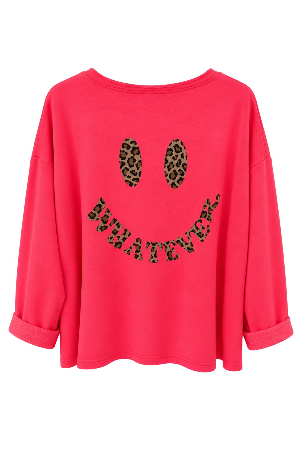 Sweatshirt Smiley Leo neonpink, Gr. 34-42