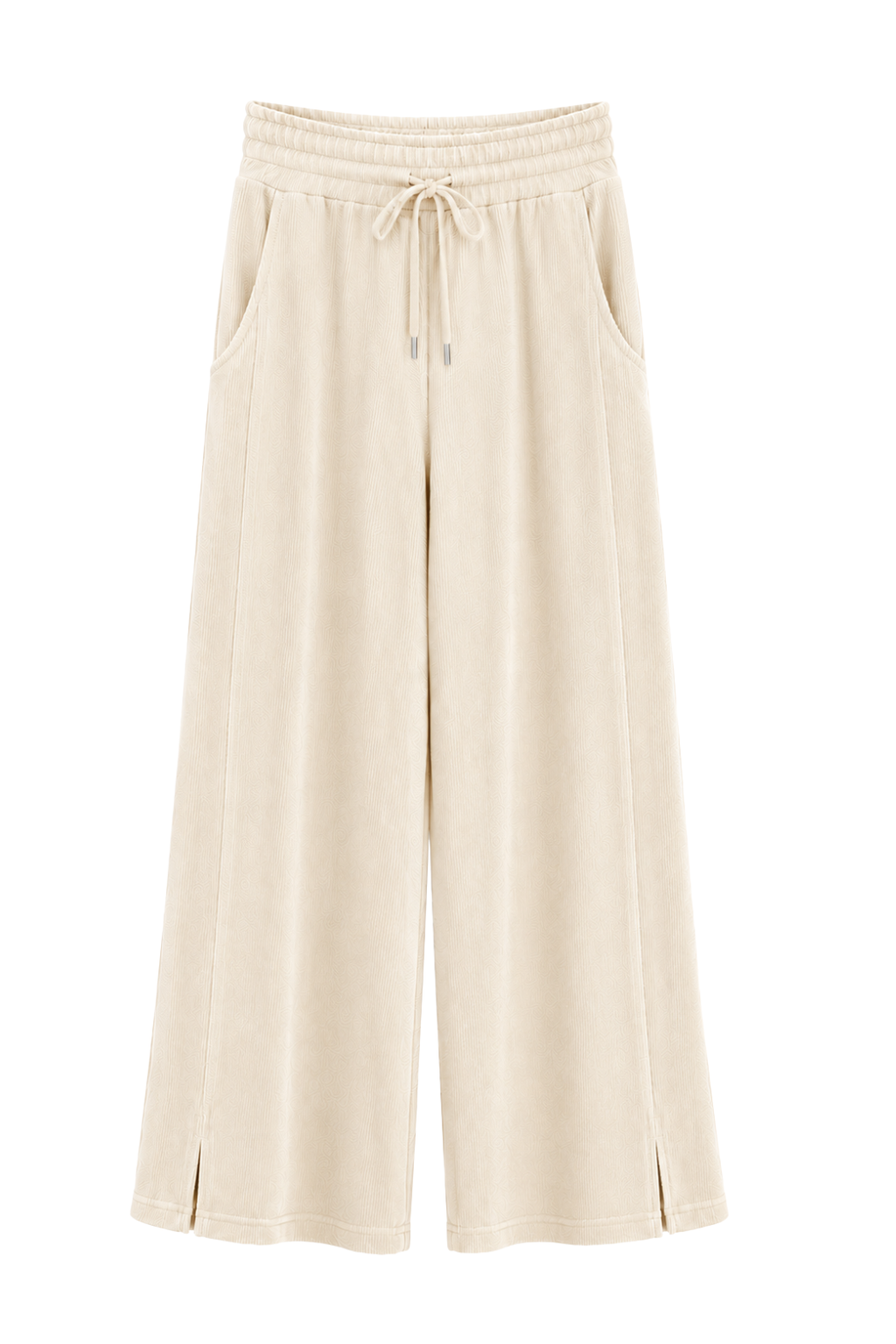 Babycord Palazzohose "Cord Love" creme, Gr. 36-42
