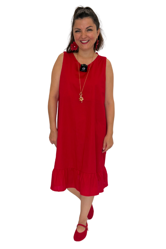 Kleid „Scarlet Bow“, Gr. 36-42