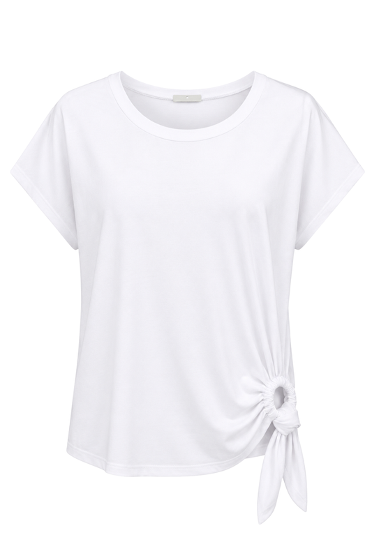 Shirt Side Knot weiß, Gr. 34-38