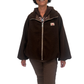 Teddy Jacke Love schokobraun, Gr. 34-42