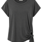 Shirt Side Knot schwarz, Gr. 34-38