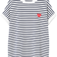 Shirt „Herzmoment“ dunkelblau, Gr. 34-40