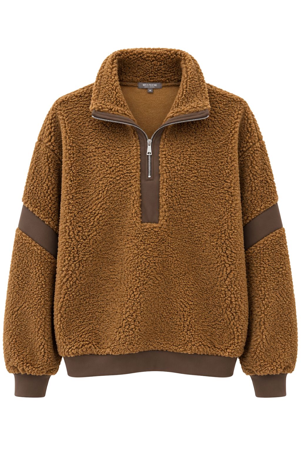 Kuschelpullover "Teddy Love" cognac, Gr. 36-42