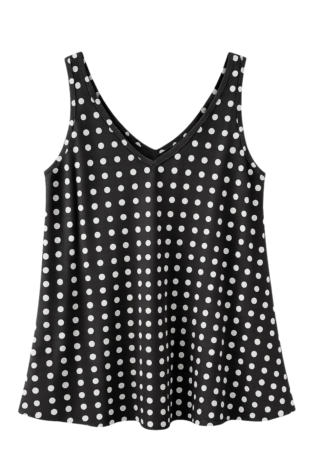 Pünktchen-Top Bella schwarz,  Gr. 34-38