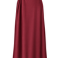 Velvet Glow Satinrock bordeaux, Gr. 36-40